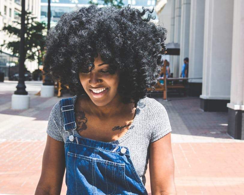 Natural Shape Layered Voluminous Shoulder-Length Black Afro Natural Shape Layered Voluminous Shoulder-Length Black Afro — Wash and Go Hairstyles 2027