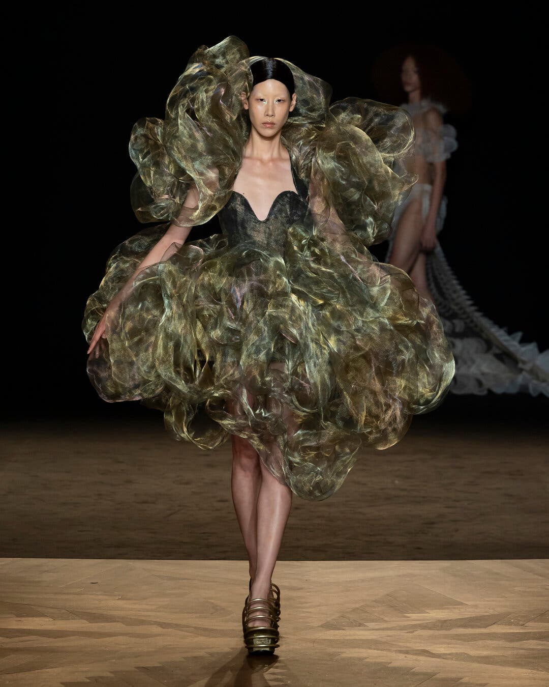 Architectural Drama: Voluminous Organza Gown — Designer Outfits 2027