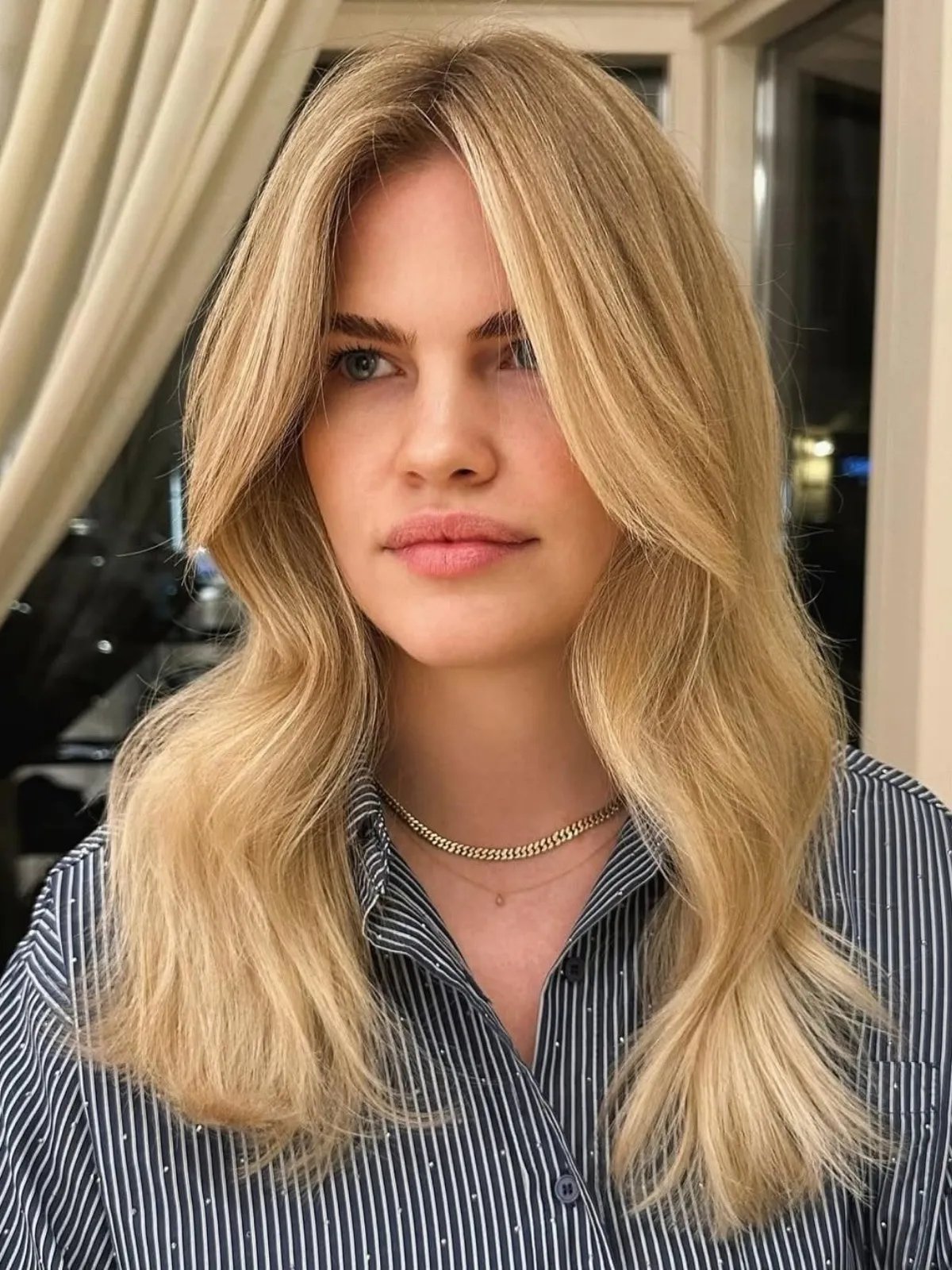 Curtain Bangs Visual Idea Curtain Bangs Visual Idea — Dark Blonde 2027