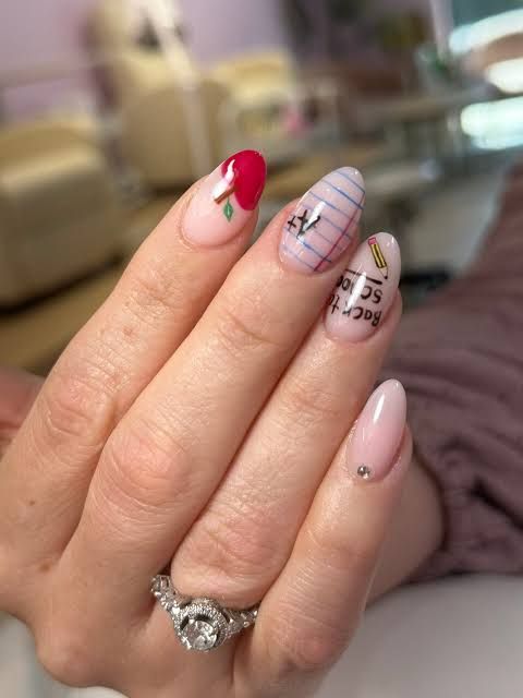 Glossy Visual Idea Glossy Visual Idea — Teacher Nails 2027
