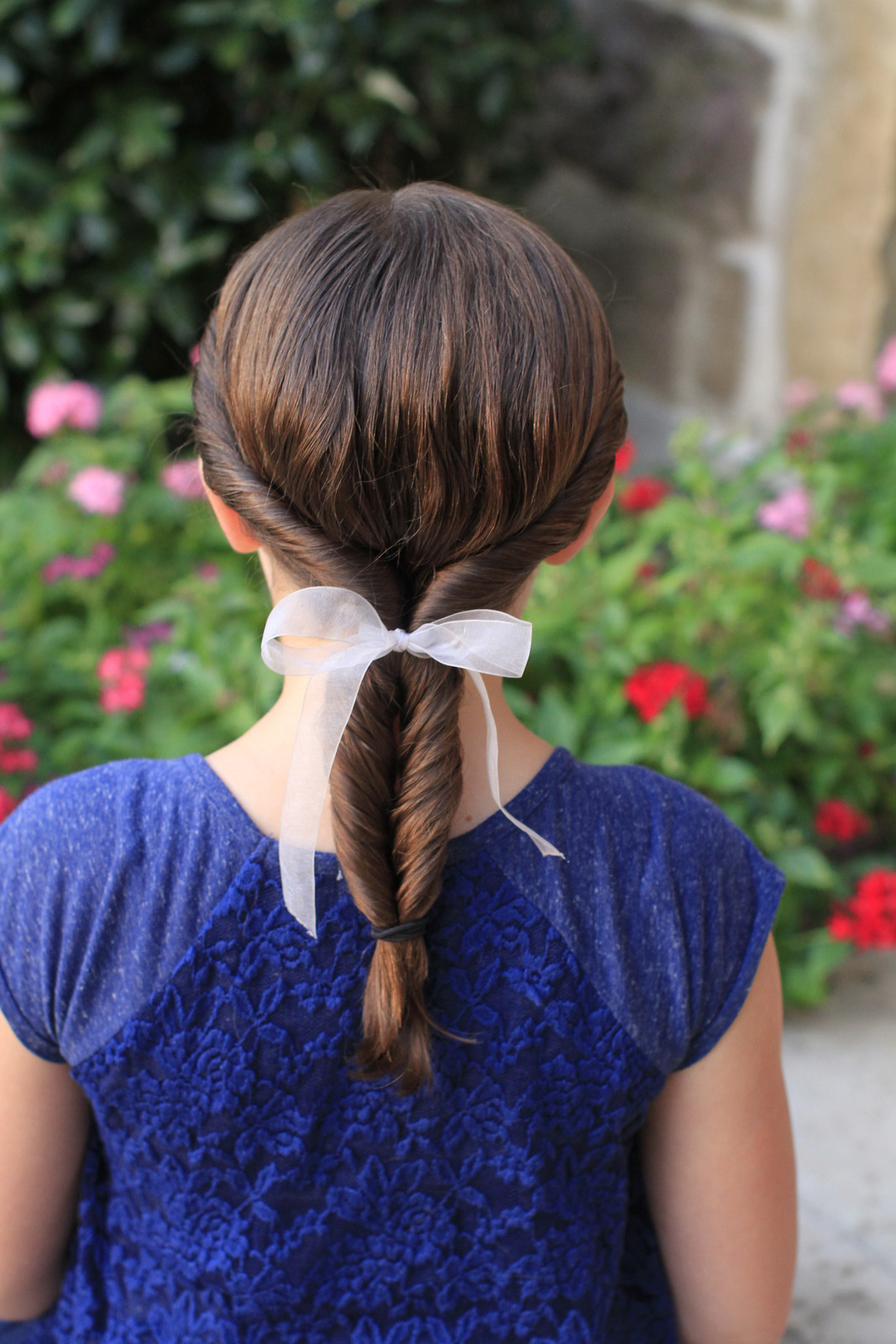 Bubble Ponytail With Face-Framing Braids Bubble Ponytail With Face-Framing Braids — Ponytail Hairstyles 2027 for Little Girls