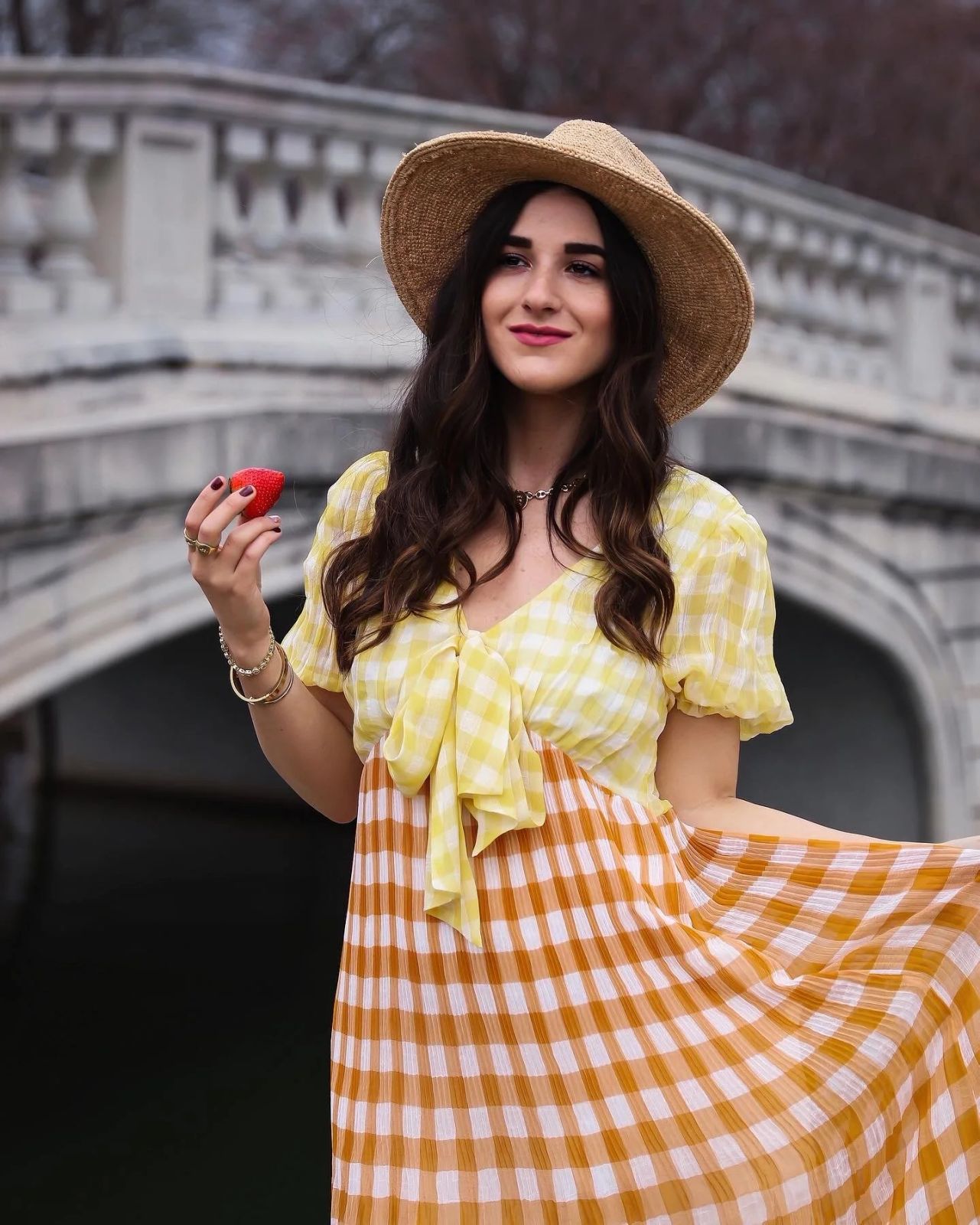 Gingham Outfit Idea — Midi Picnic Dress 2027