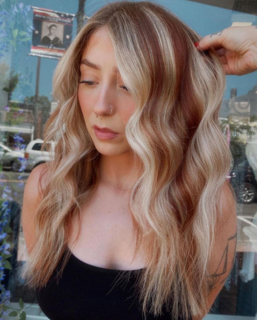 Blonde and Red Chunky Highlights Blonde and Red Chunky Highlights — Chunky Blonde Highlights on Brown Hair 2027