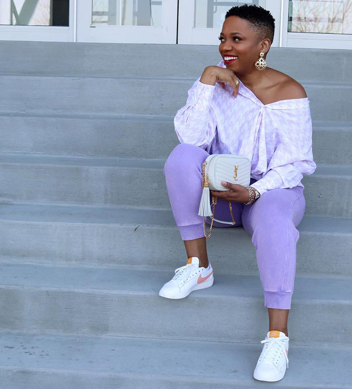 Comfortable Lilac Sweatpants Outfit Comfortable Lilac Sweatpants Outfit — Lilac Outfits 2027