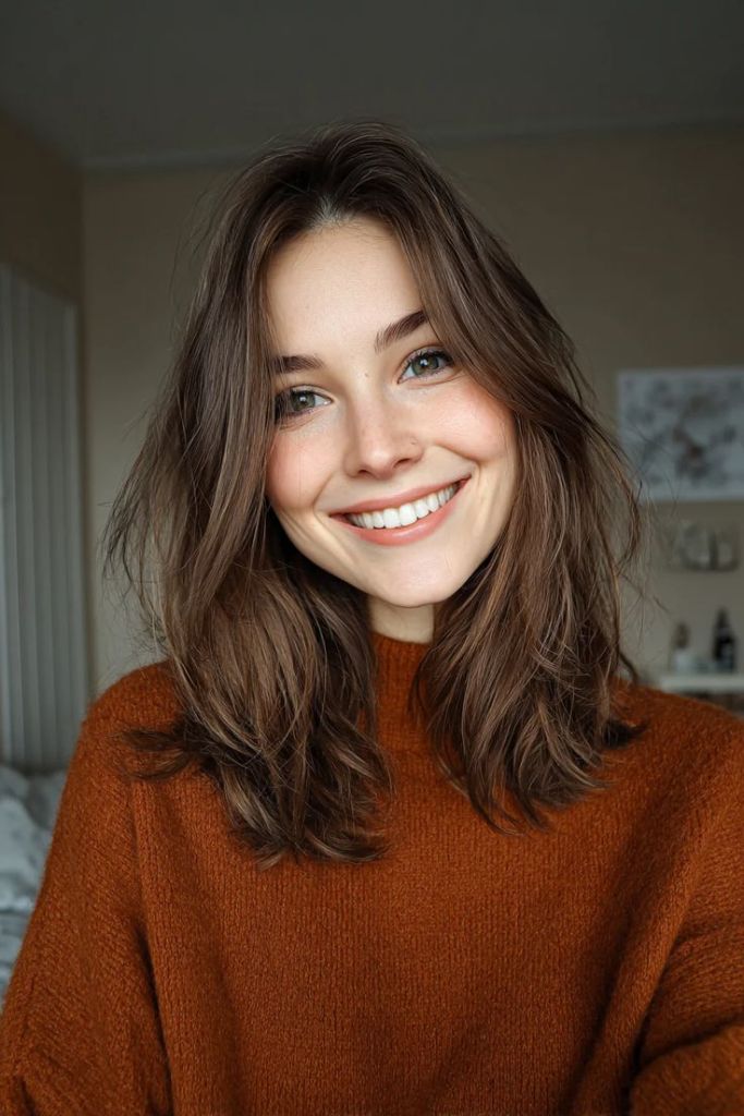 Collarbone Lob With Natural Waves Collarbone Lob With Natural Waves — Mom Haircuts 2027
