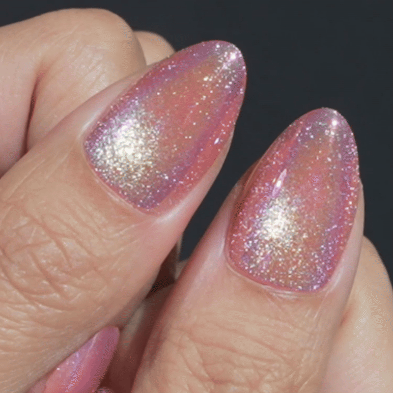 Sheer Pink Glitter Sparkle Oval Nails Sheer Pink Glitter Sparkle Oval Nails — Short Prom Nails 2027