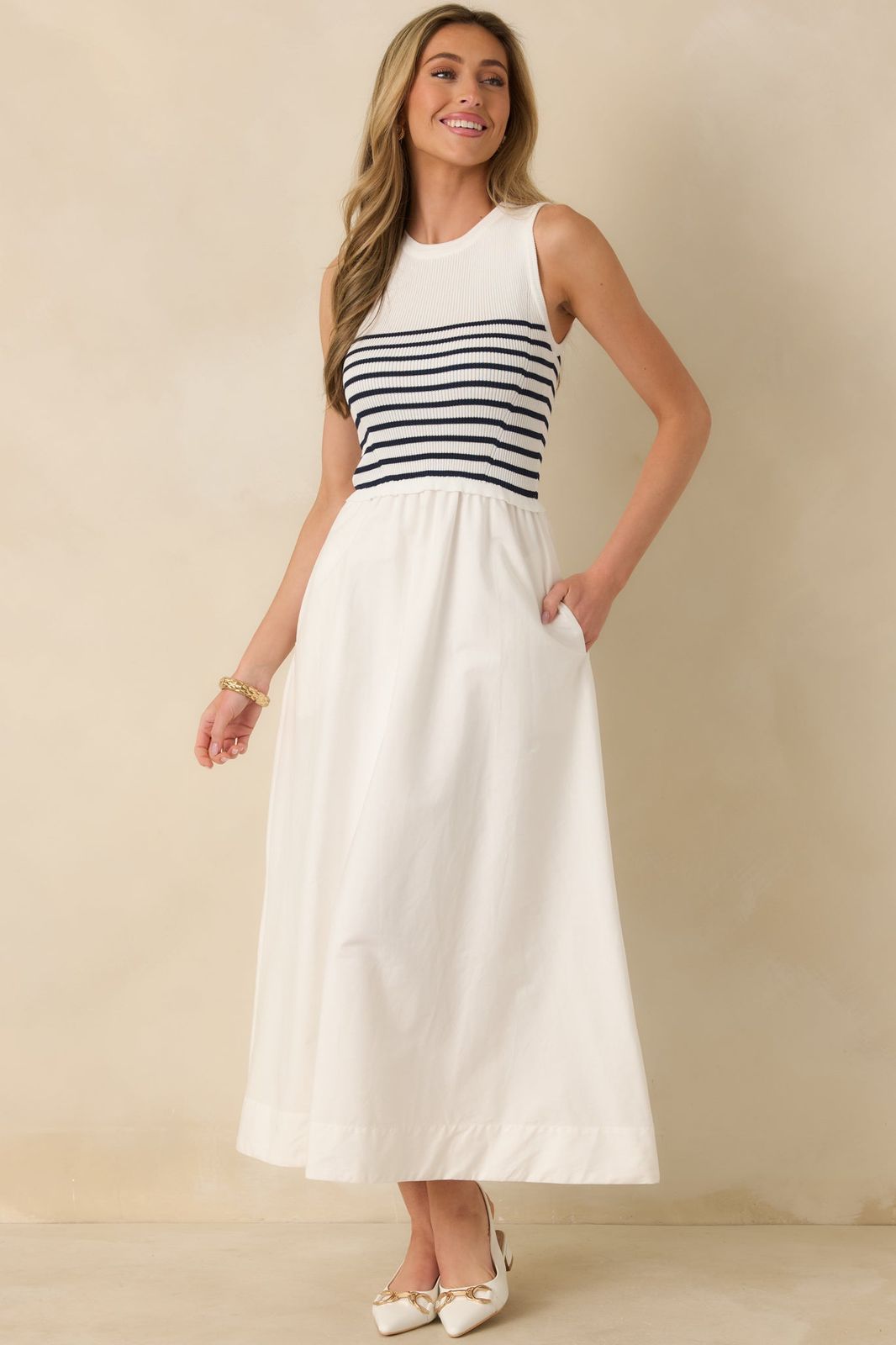 Picnic Casual Day Outfit Idea — Midi Picnic Dress 2027