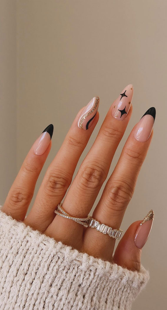 Visual Idea — The Finish Is Glossy New Years Eve Nails 2027