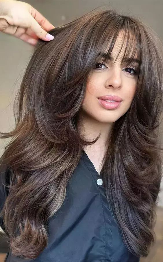 Full Bangs Visual Idea — Subtle Butterfly Cut 2027