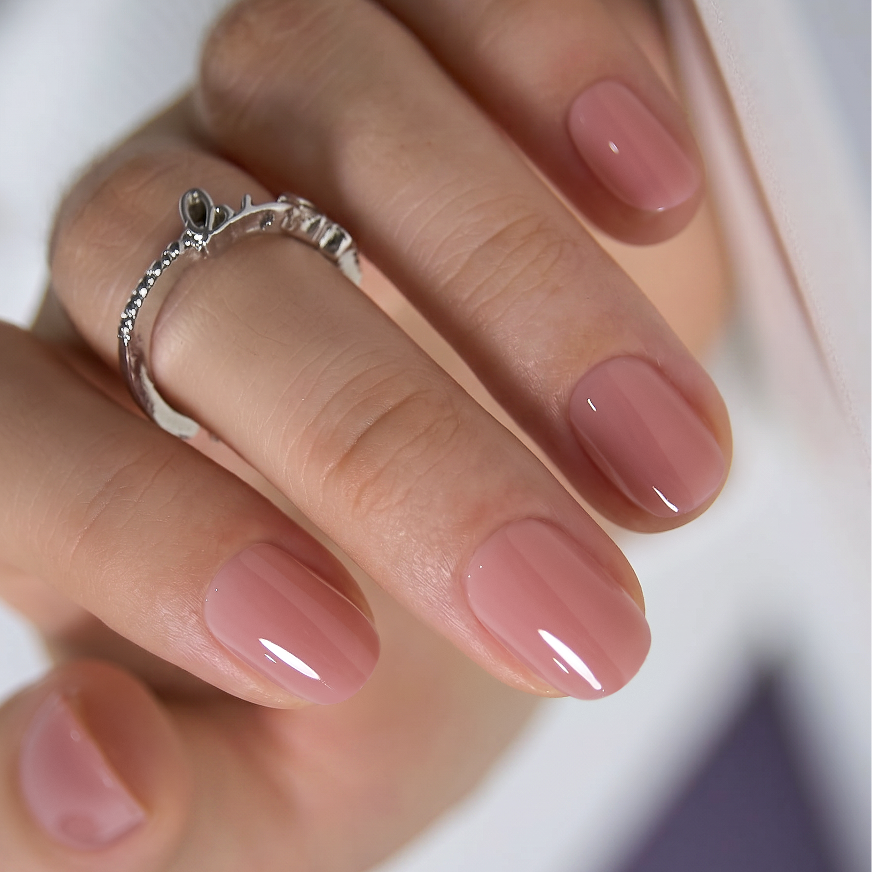 Dusty Rose Sheer Polish Dusty Rose Sheer Polish — Simple Short Nails 2027