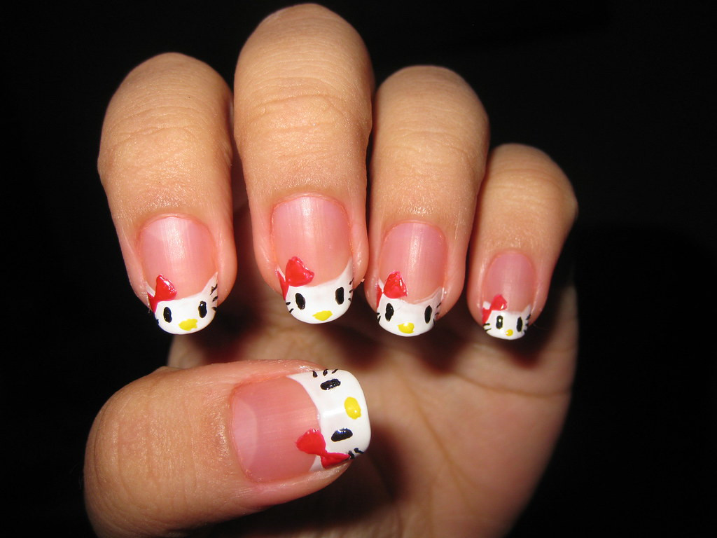 Glossy Visual Idea — Red Hello Kitty Nails 2027