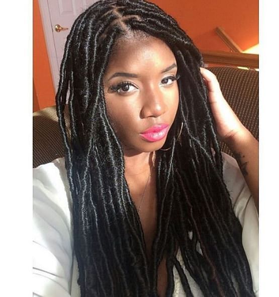 Wavy Mid-Back Faux Locs Wavy Mid-Back Faux Locs — Loc Styles 2027 for Black Women