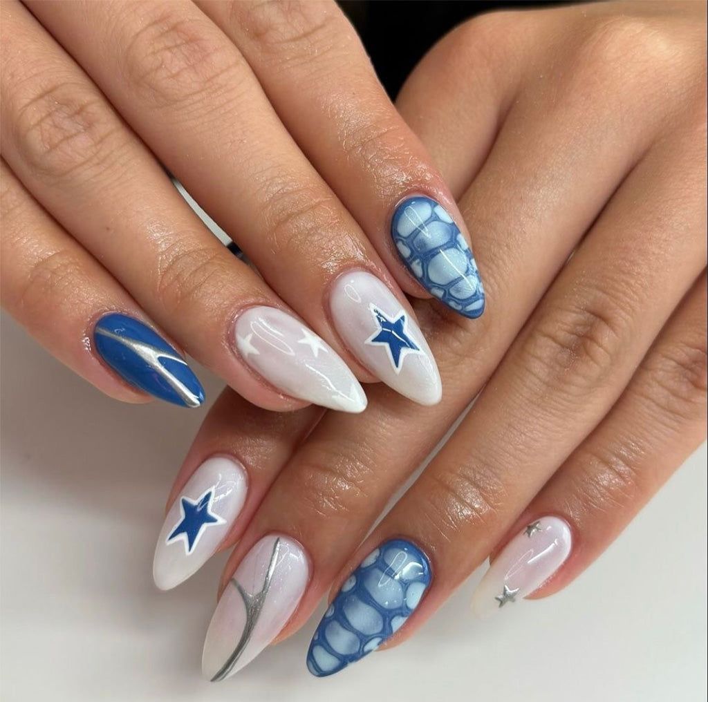 Sports Game Day Visual Idea Sports Game Day Visual Idea — Swim Nails Team Colors 2027