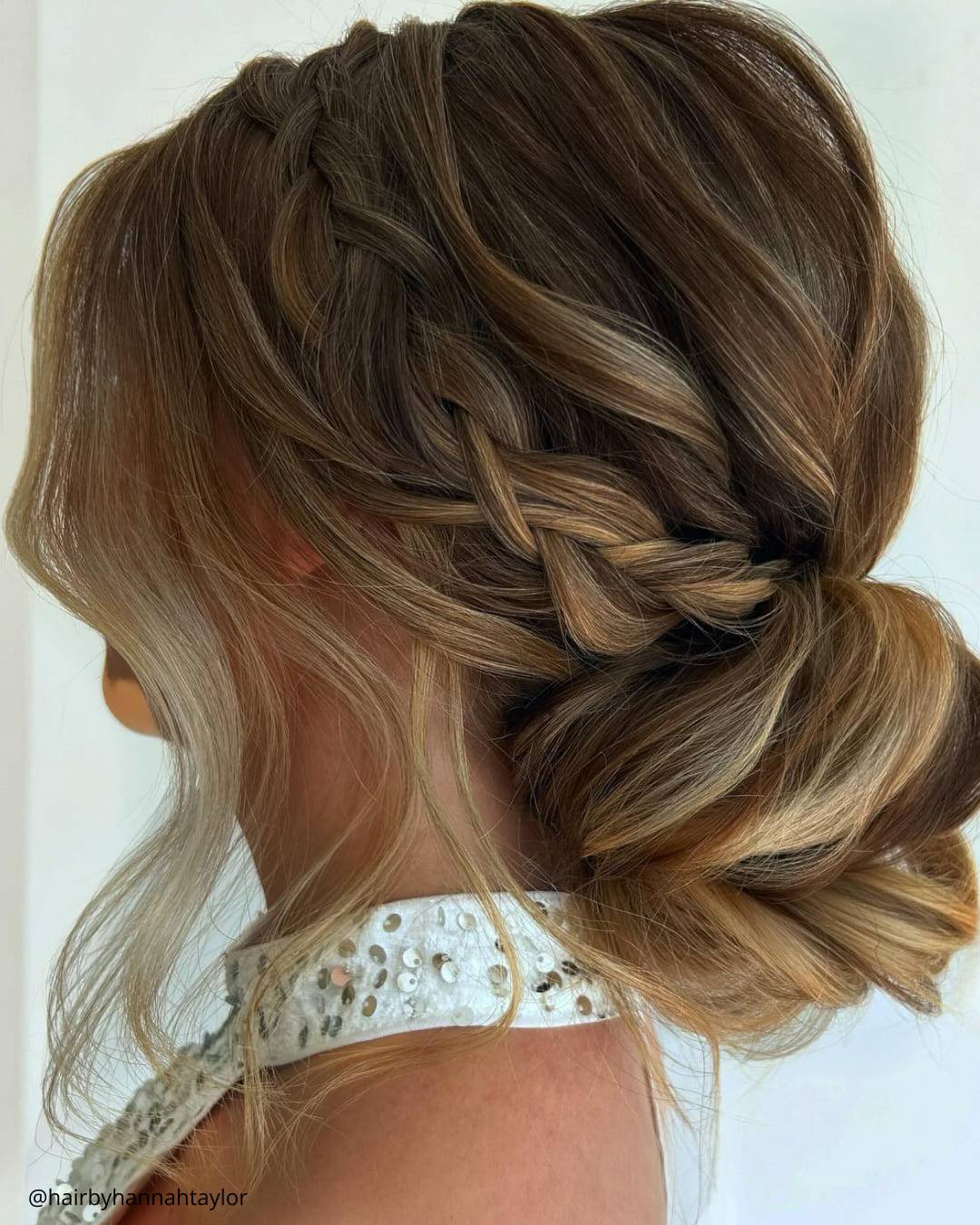 Elegant Twisted Blonde Braided Bun Elegant Twisted Blonde Braided Bun — Braided Bun 2027