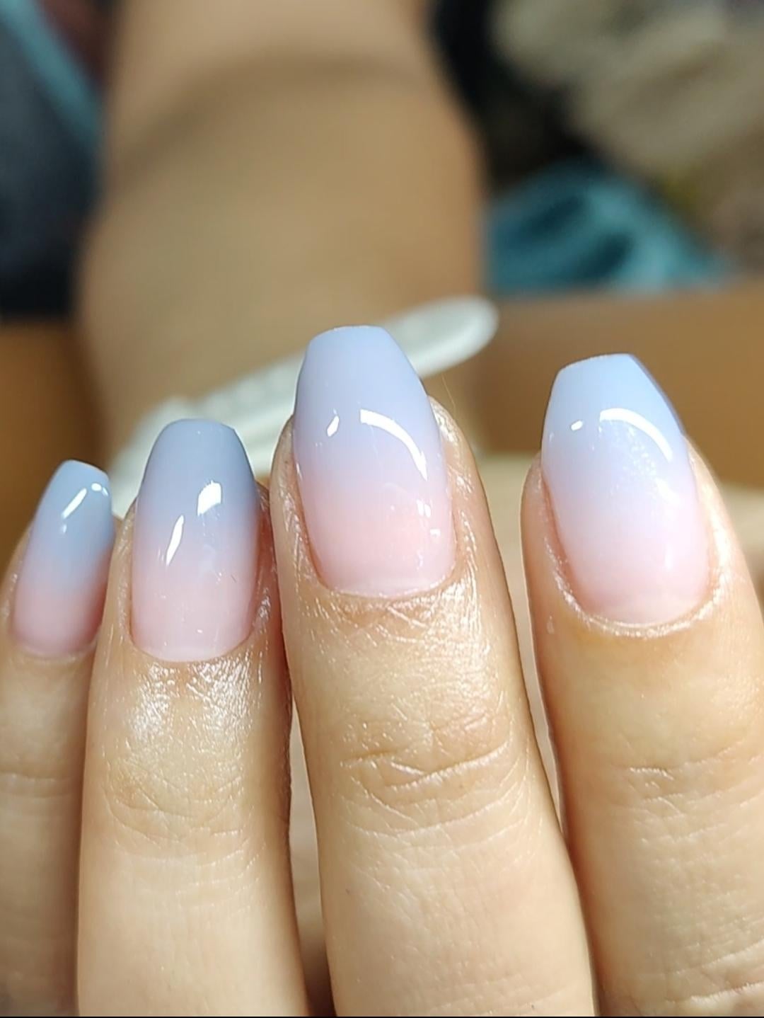 Light Pink White French Fade Ombre Light Pink White French Fade Ombre — Summer Ombre Nails 2027