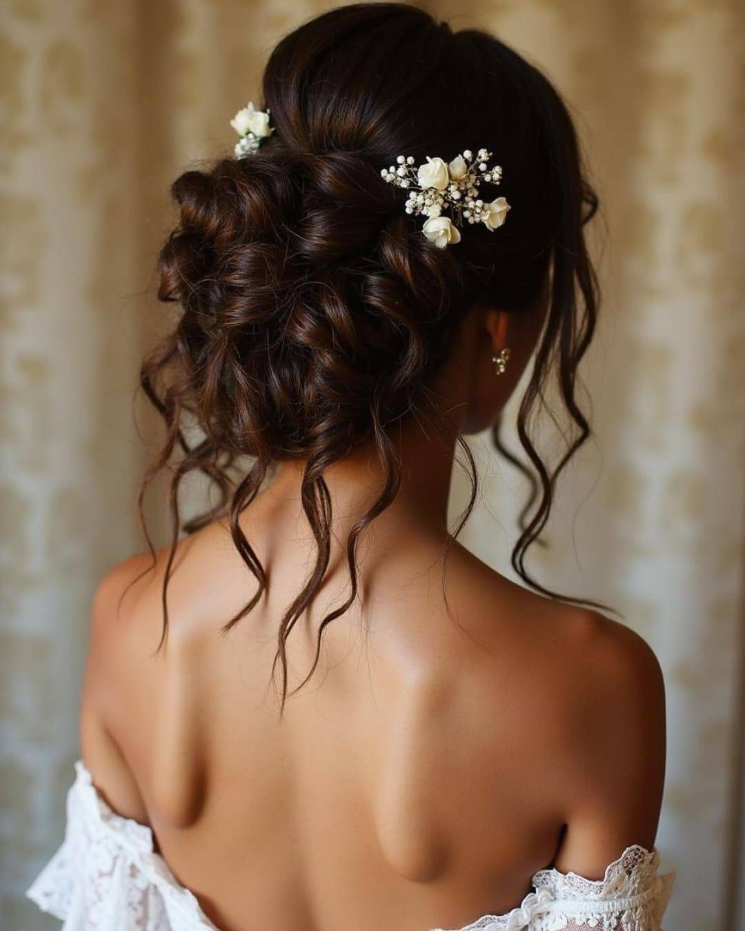 Dark Brown Visual Idea Dark Brown Visual Idea — Wedding Hairstyles 2027 with Weave