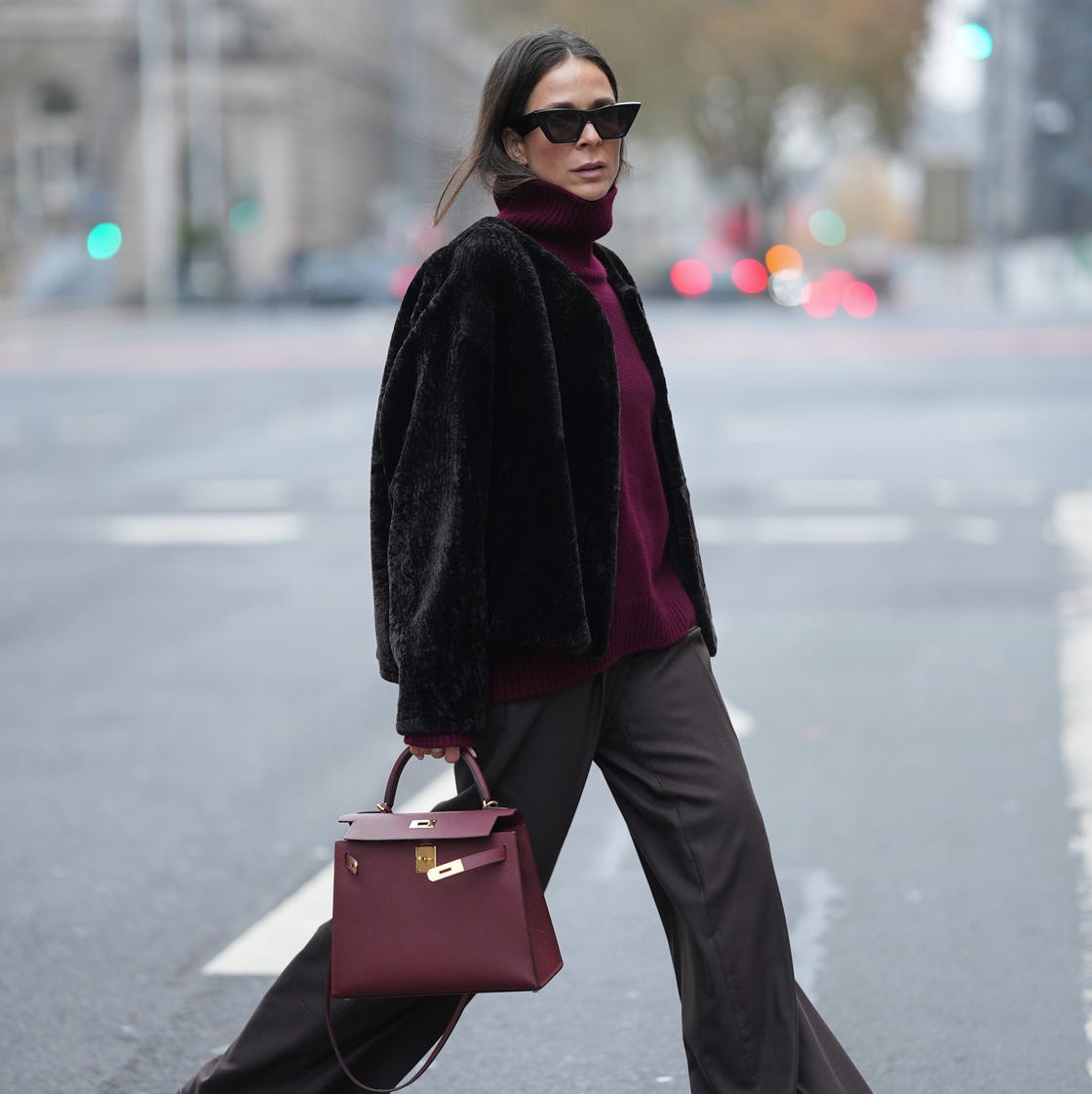 Rich Burgundy and Faux Fur for Winter Work Rich Burgundy and Faux Fur for Winter Work — Winter Outfits 2027 for Work