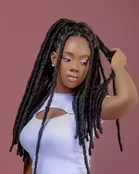 Long Wavy Black Locs Long Wavy Black Locs — Summer Locs Styles 2027