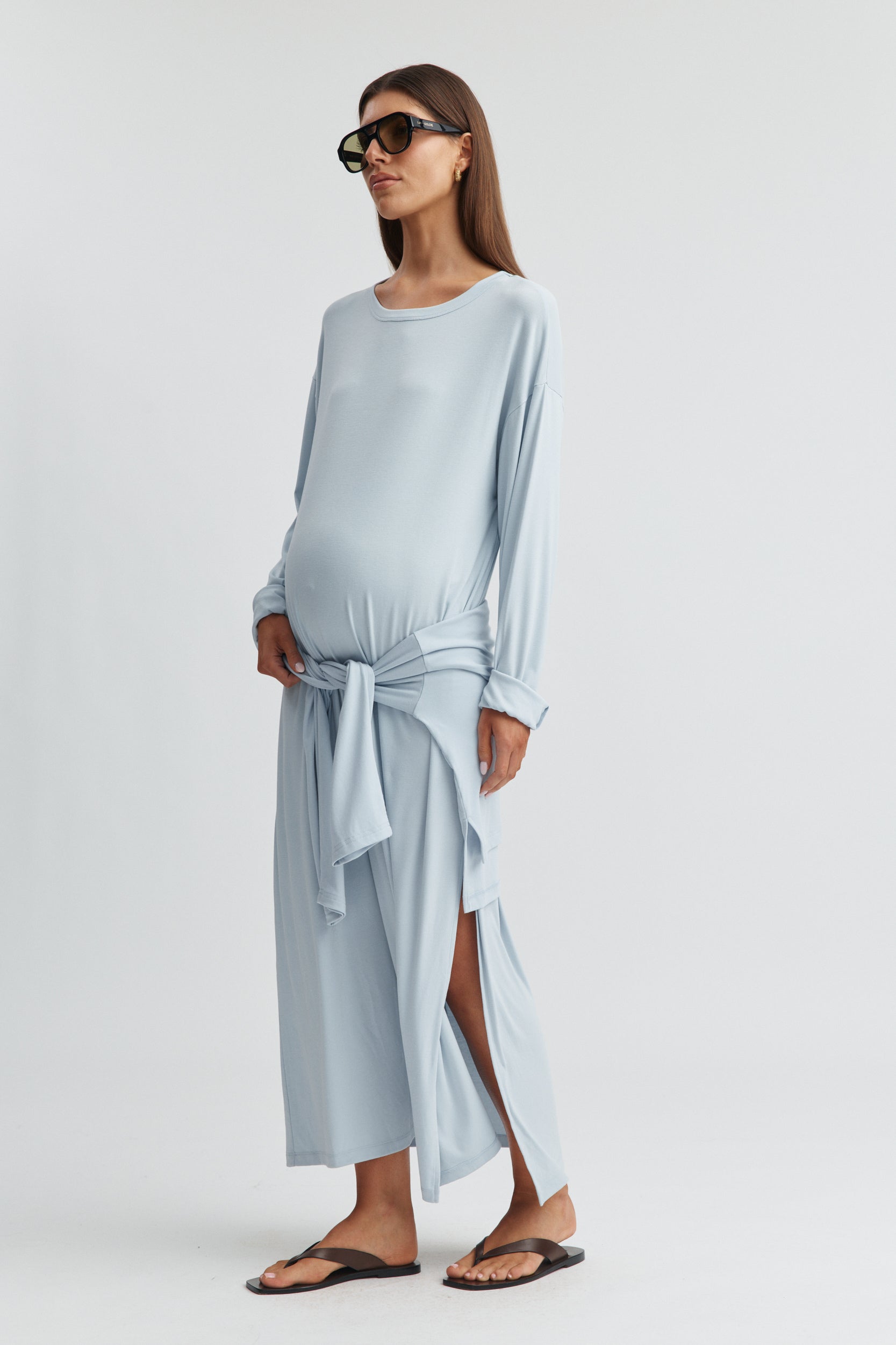 Tie-Waist Maternity Dress for Effortless Style Tie-Waist Maternity Dress for Effortless Style — Gender Reveal Outfits 2027