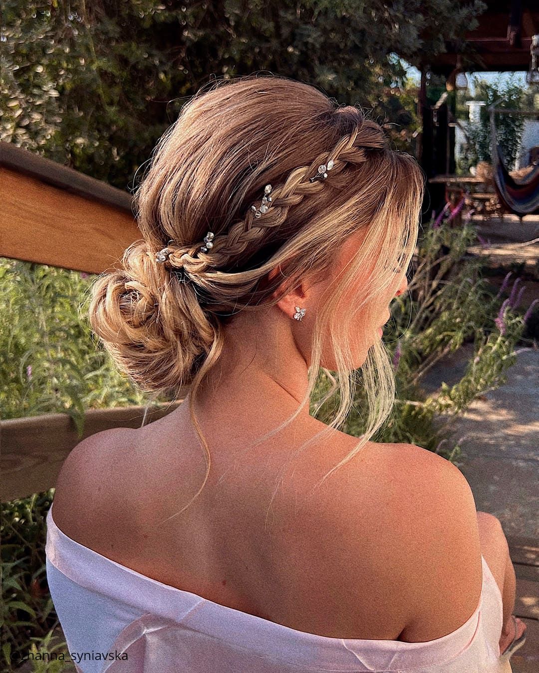 Updo Visual Idea Updo Visual Idea — Boho Braided Wedding Hair 2027