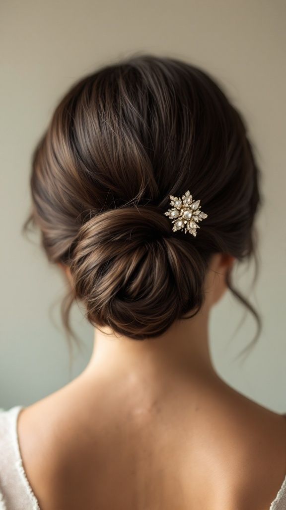 Ends Tucked Into Bun Visual Idea — Graduation Updos 2027