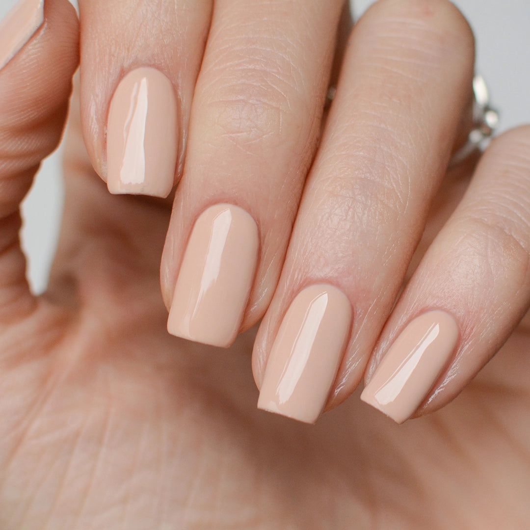 Subtle Pink Undertone Short Square Subtle Pink Undertone Short Square — Camel Nails 2027