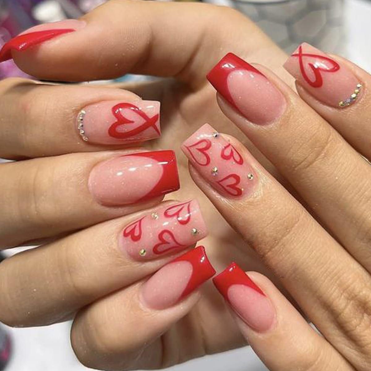 Detailed Artwork Visual Idea Detailed Artwork Visual Idea — Valentines Press On Nails 2027