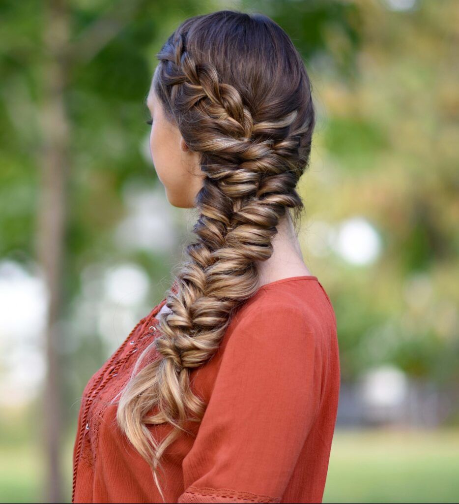 Brown Fishtail Braid Brown Fishtail Braid — Side Braided Hairstyles 2027