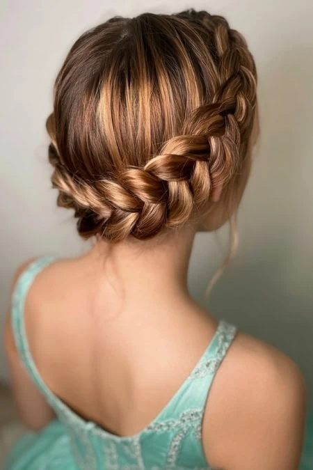 Circular Braided Updo Circular Braided Updo — Prom Hairstyles Braids 2027