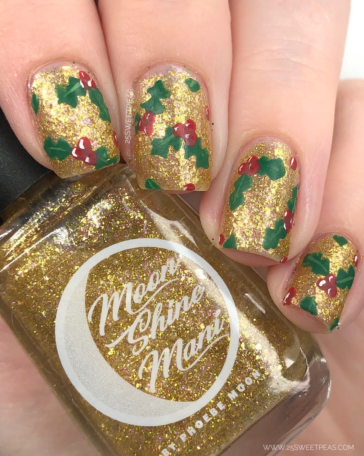 Glittery Visual Idea Glittery Visual Idea — Holly Nails 2027