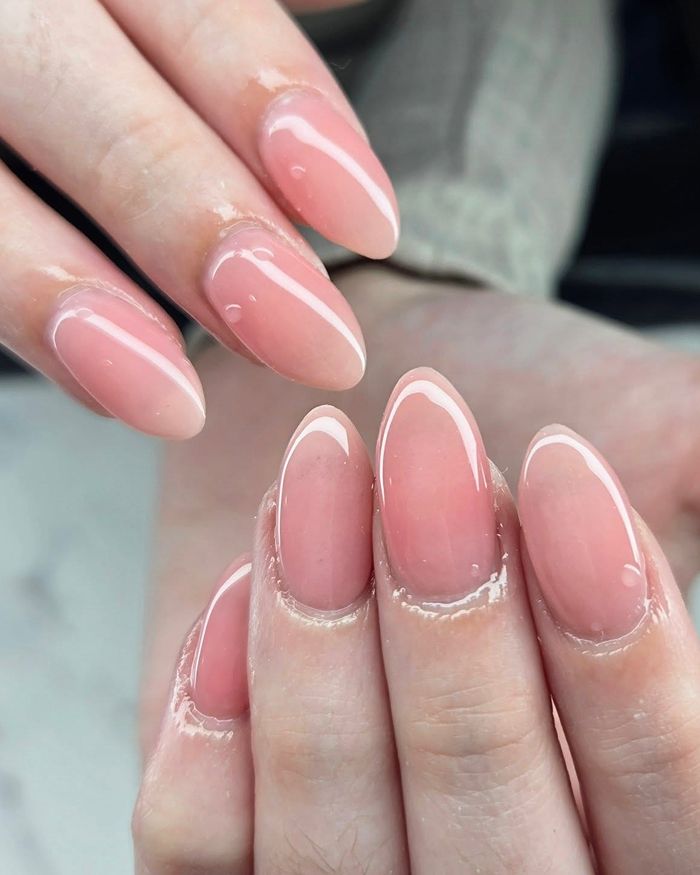 Visual Idea — The Finish Is Glossy Simple Gymnastics Nails 2027