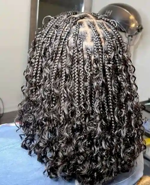 Black With Subtle Grey Highlights Visual Idea Black With Subtle Grey Highlights Visual Idea — Boho Braids 2027