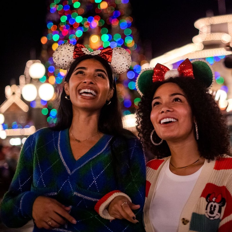 Festive Sweaters with Mickey Ears Headbands — Disney Winter Outfits 2027