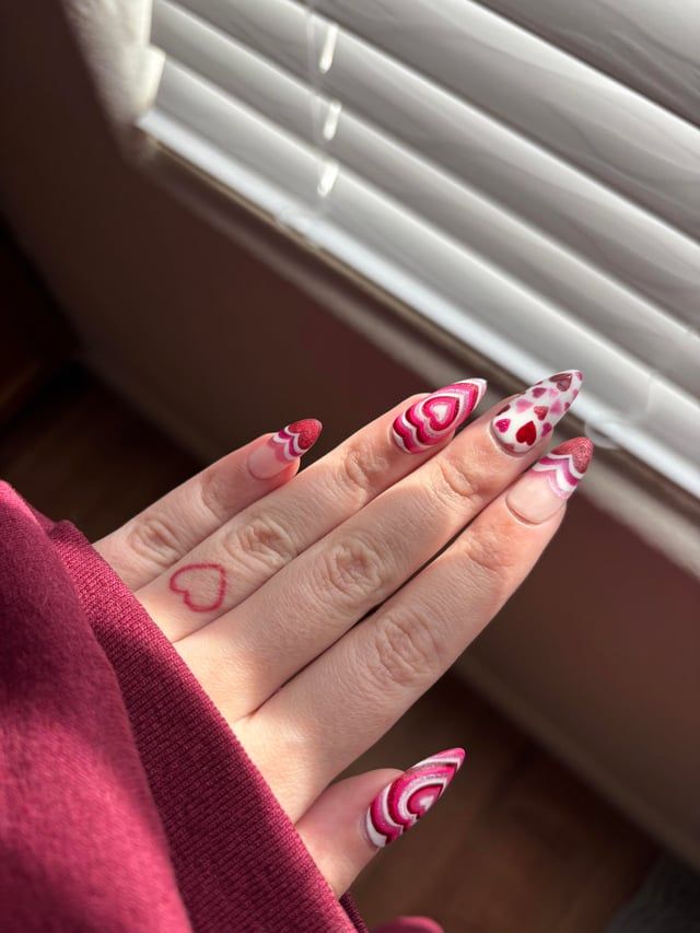 Visible Nail Application Visual Idea Visible Nail Application Visual Idea — Valentines Press On Nails 2027