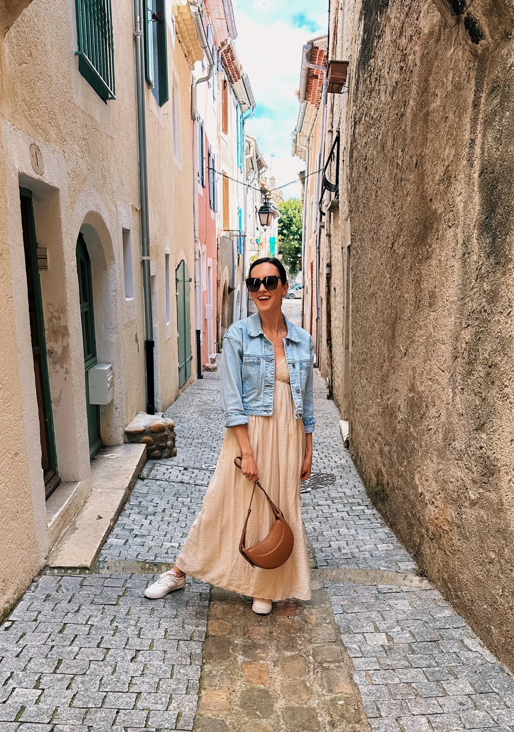 Denim Jacket and Maxi Dress for Casual European Street Style — Summer Europe Outfits 2027