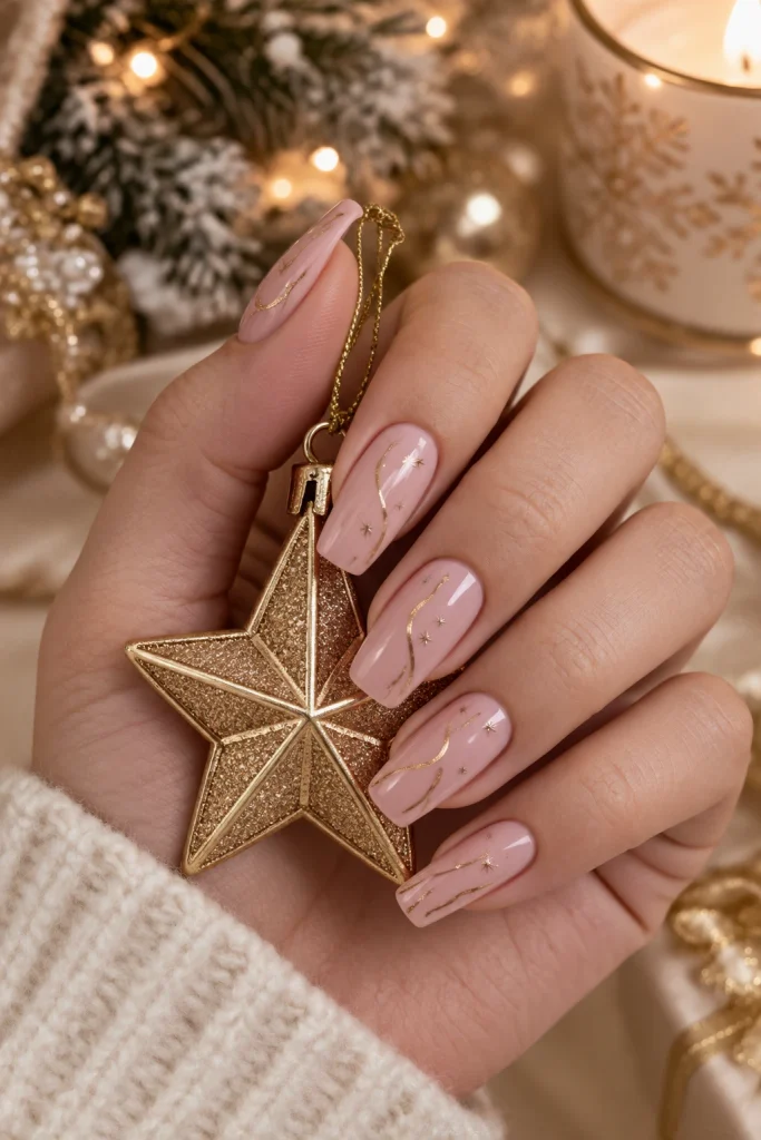 Neat Application Smooth Finish Visual Idea — Long Christmas Nails 2026
