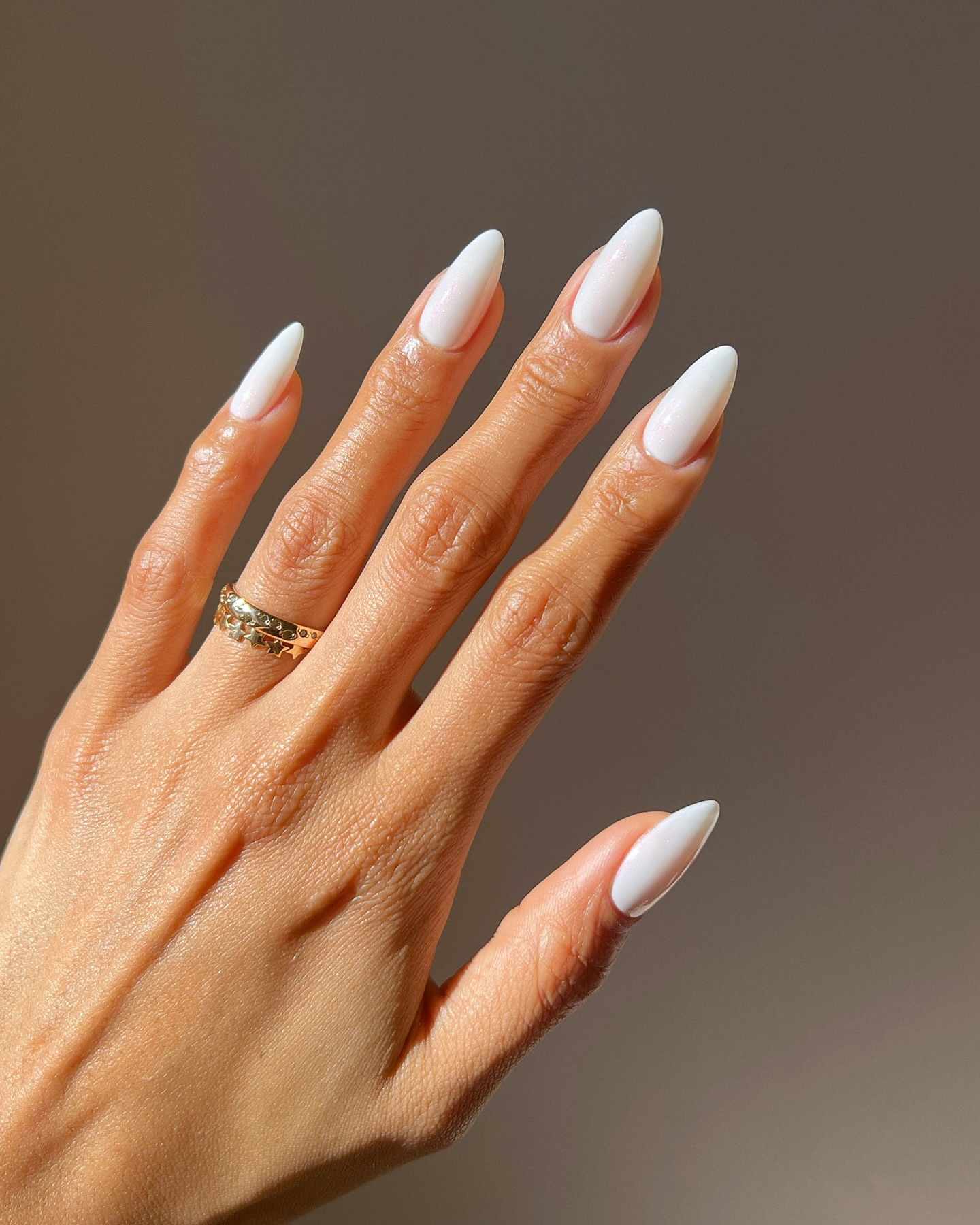 Flawless Milky White Stiletto Nails Flawless Milky White Stiletto Nails — Long Nails 2027