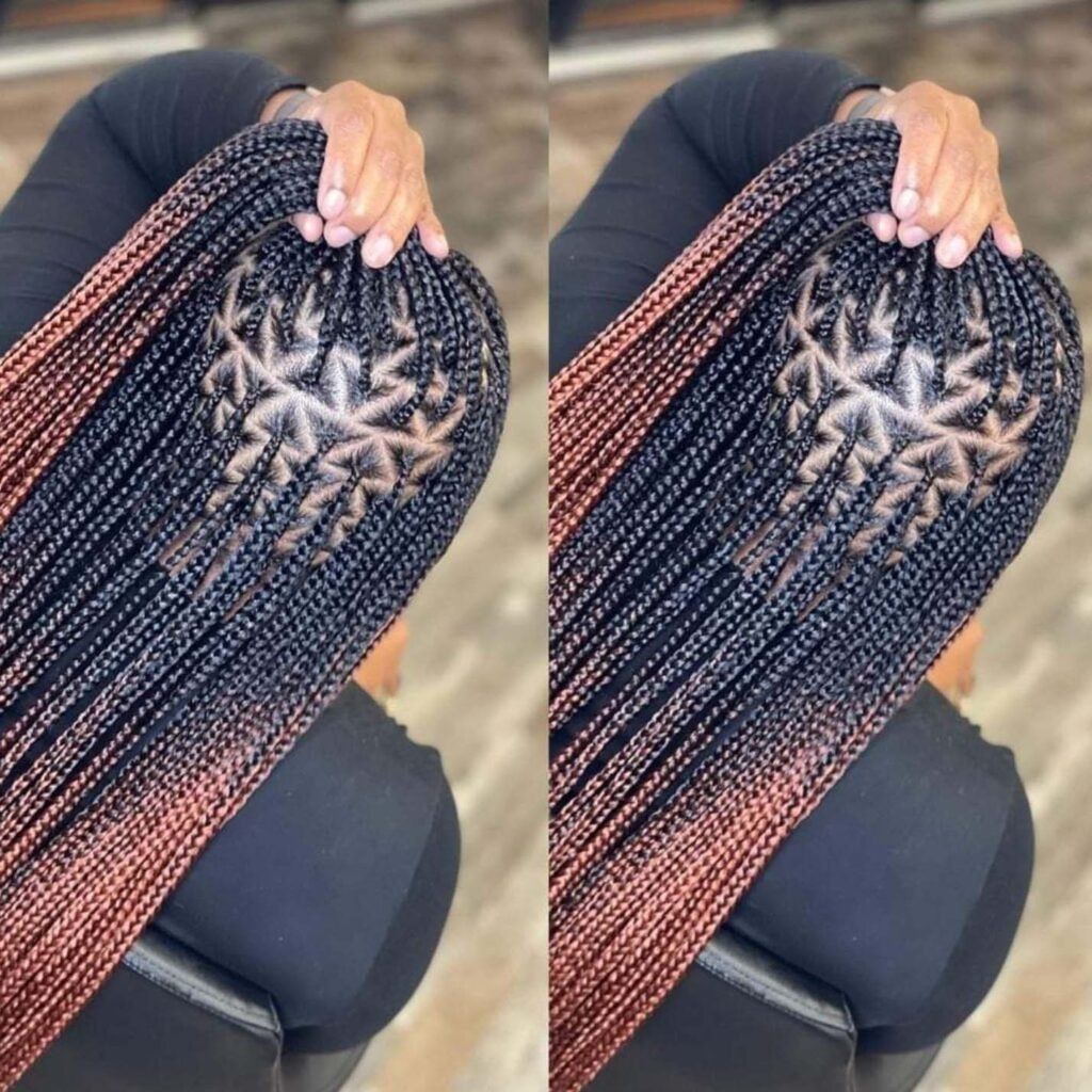 Visual Idea — Ombre Knotless Braids 2027
