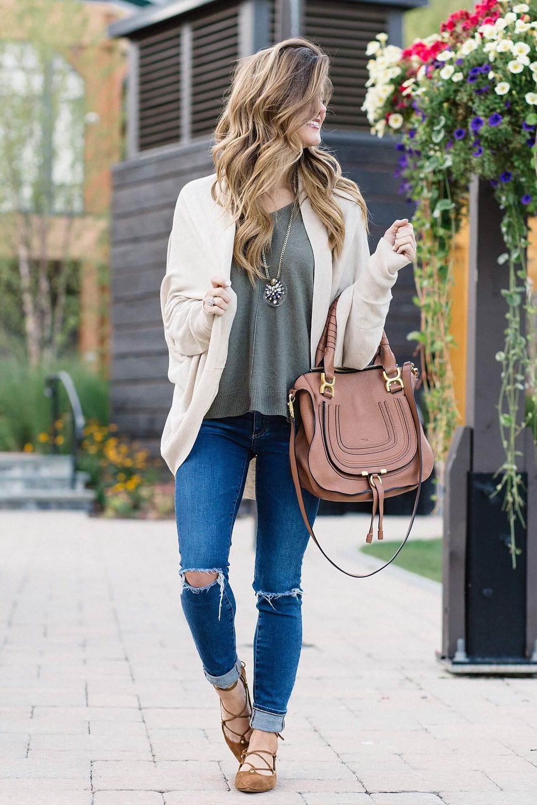 Ripped Jeans and Cardigan for Effortless Everyday Casual — Casual Outfits 2027 for Skinny Girls