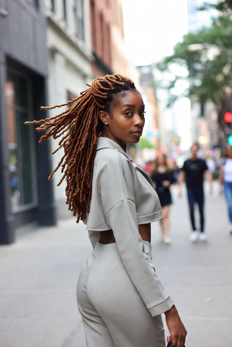 Mid-Back Collarbone Layers With Loose Strands — Soft Locs 2027