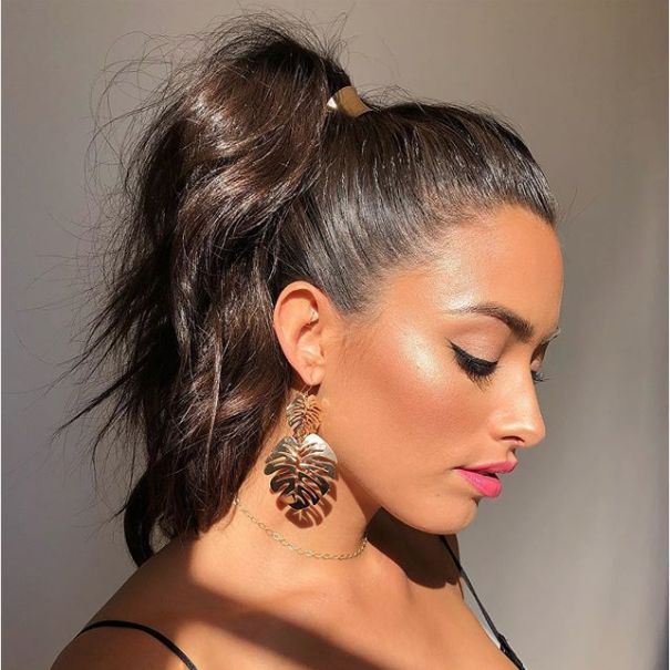 Dark Brown With Subtle Highlights Visual Idea — Ponytail Hairstyles 2027 for Thin Hair