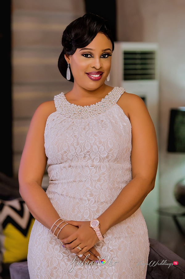 Ivory Lace Dress with Pearl Embellishments for a Birthday — 40th Birthday Outfits 2027