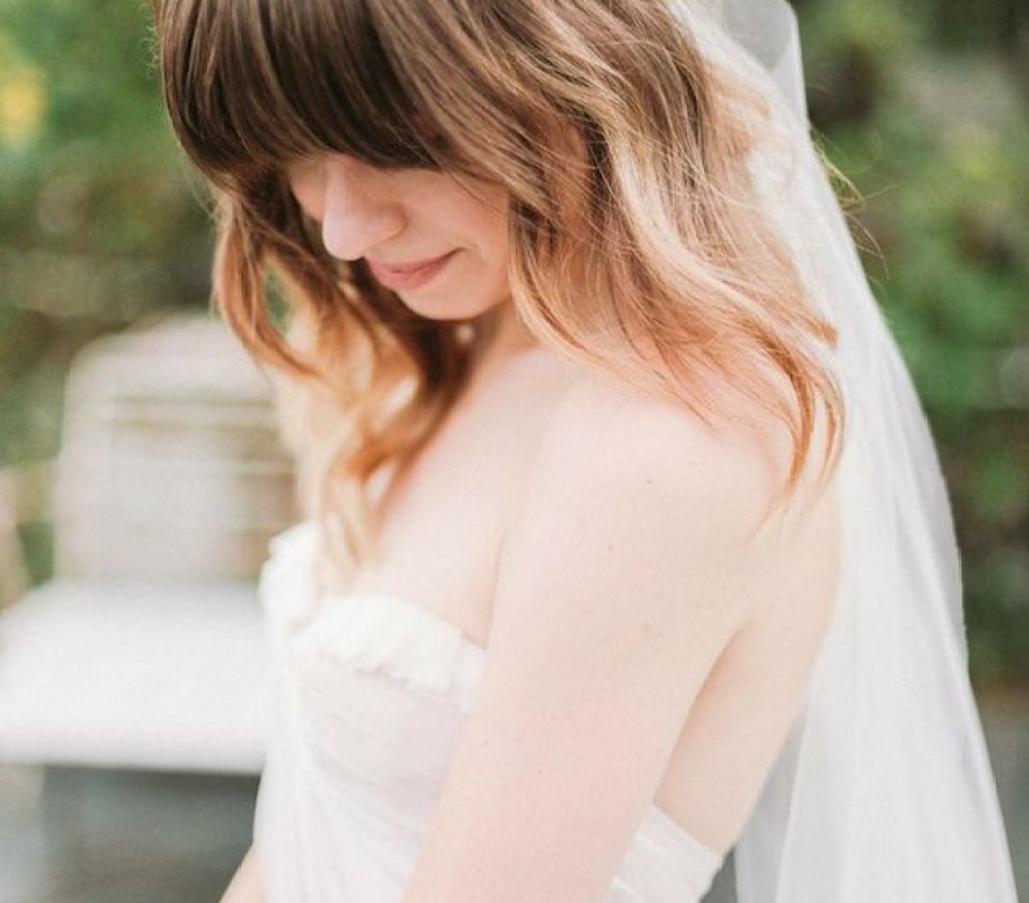 Medium Brown Waves With Wispy Bangs Medium Brown Waves With Wispy Bangs — Wedding Bangs 2027