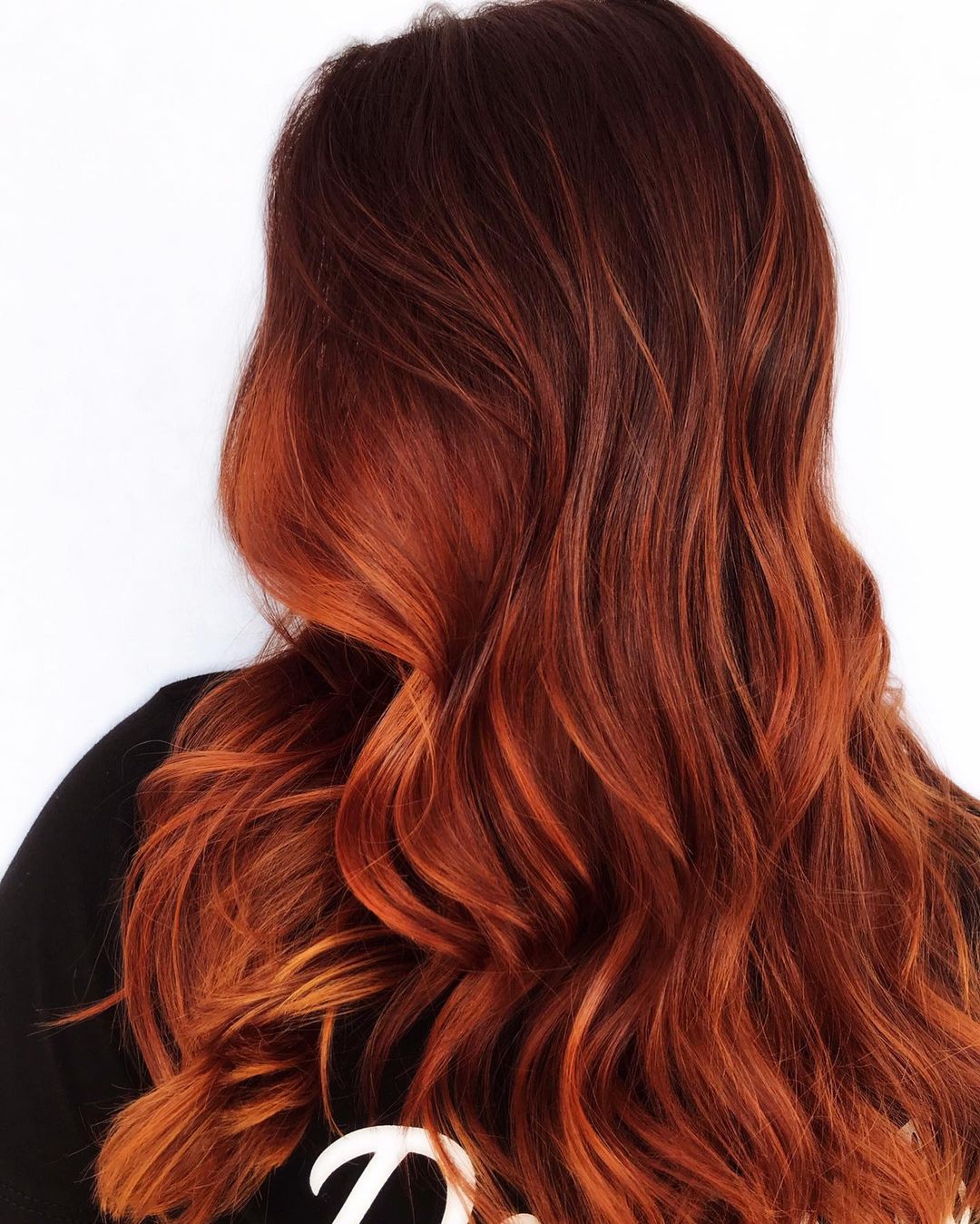 Dark Red Base Copper Ombré Dark Red Base Copper Ombré — Copper Hair 2027