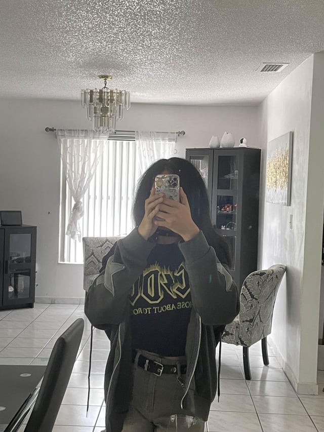 Zip-Up Hoodie and Graphic Tee: Relaxed Emo Ensemble Zip-Up Hoodie and Graphic Tee: Relaxed Emo Ensemble — Emo Outfits 2027