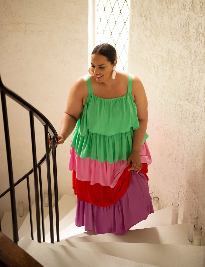 Vibrant Tiered Maxi Dress for Summer Casual — Curvy Outfits 2027