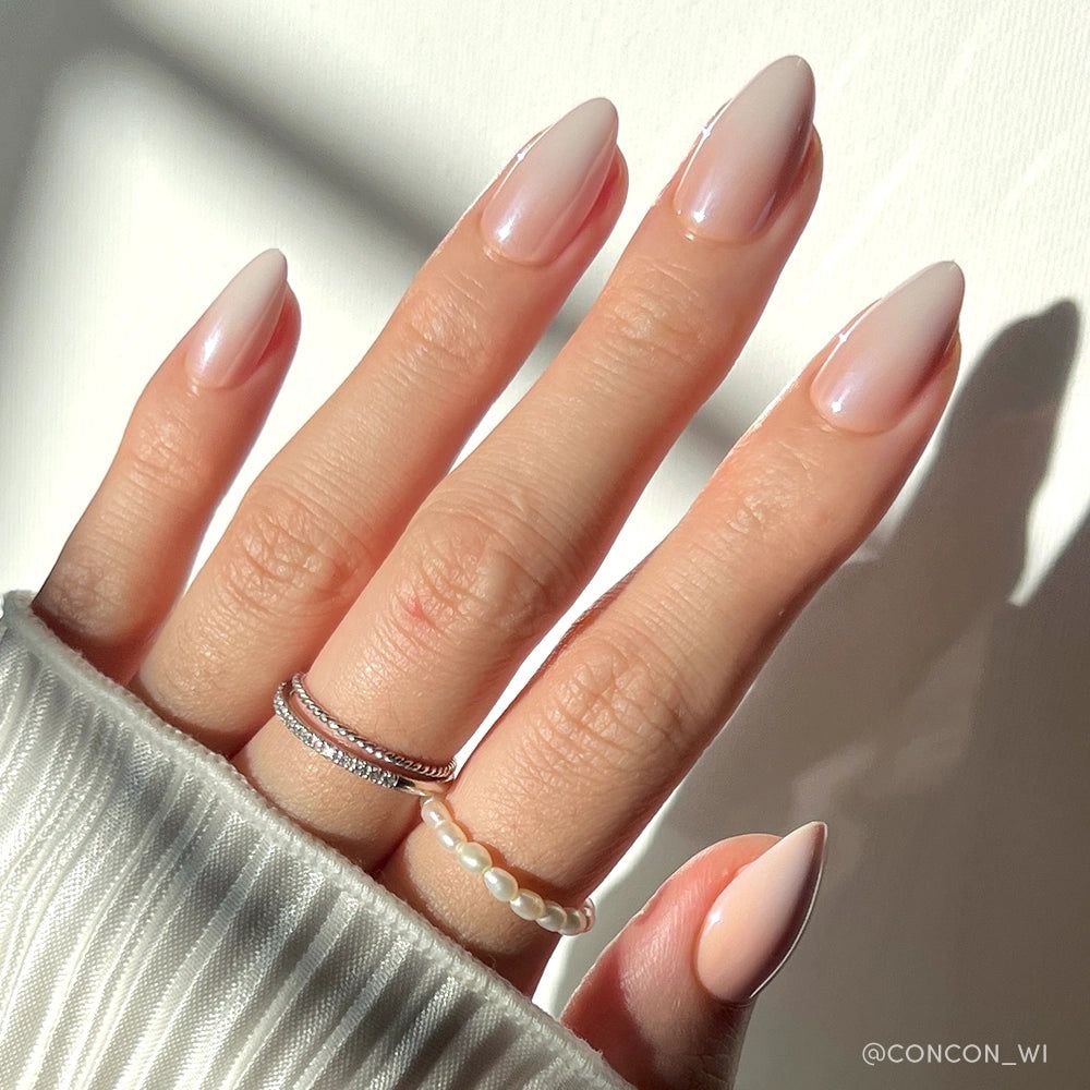 Soft Pink Pearlescent Ombre Soft Pink Pearlescent Ombre — French Ombre Nails 2027