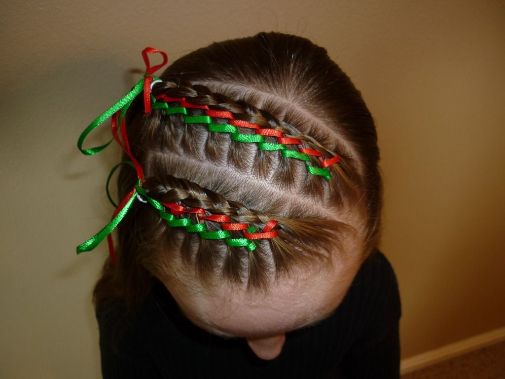 No Bangs Visual Idea — Ribbons Little Girl Hairstyles 2027