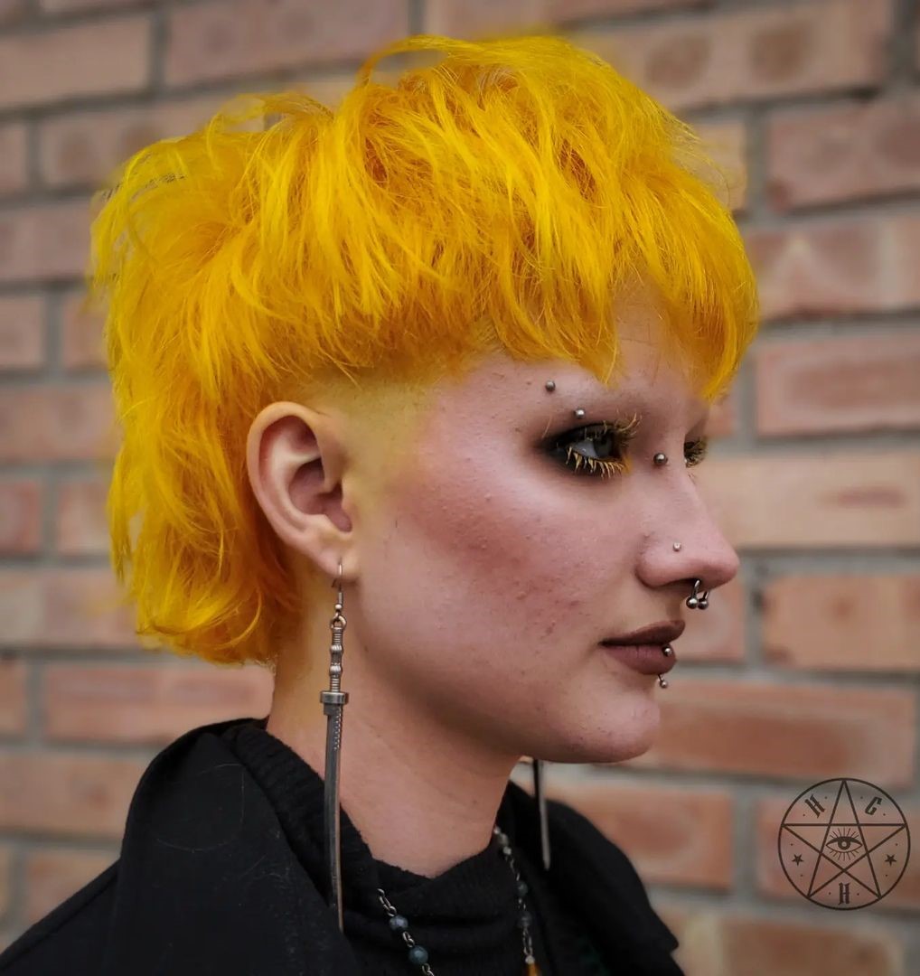 Spiky Yellow Mohawk — Alt Hairstyles 2027
