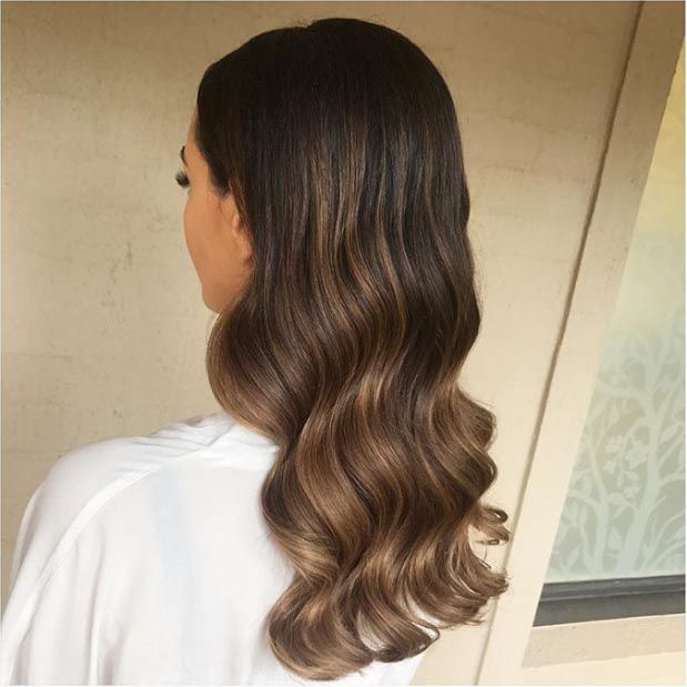 Dark Brown Base With Ombre Effect Visual Idea Dark Brown Base With Ombre Effect Visual Idea — Loose Wedding Hairstyles 2027